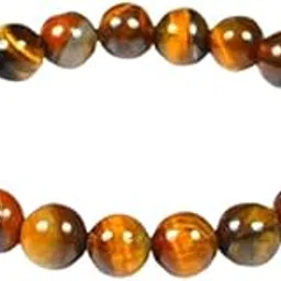 AstroSutraa Exclusive Tiger Eye Bracelet for Men & Women - Natural Stone Beads for Confidence, Motivation & Protection - 8mm Healing Crystal Bracelet-picture-43