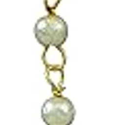 jewelopia Diamond Maang Tikka Gold Plated Small Traditional Pear Stone tika Jewellery for Women & Girls-picture-54