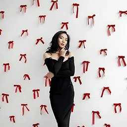 Special You Satin Red Ribbon Roll for Bow -2Pcs, Wall Decoration Items, Pinterest Finds Aesthetic Room Decor Items Pinterest Room Decor Aesthetic, Satin Ribbon 1 Inch for Gift Wrapping image 1