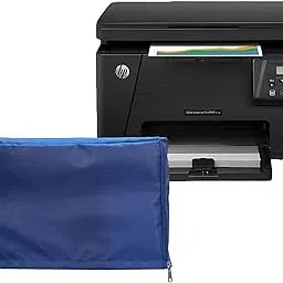VONBAER Printer Cover for HP Color LaserJet Pro MFP M176n - Blue / Dustproof / Waterproof / Chain Zipper Front and back.-picture-17