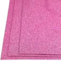 SNOW CRAFTS A4 Glitter Foam Sheet Sparkles Light Pink Color, for Art & Craft, Decoration, Gift Wrapping, Scrapbooking, Craft Project, Etc (A4-10)-image-80