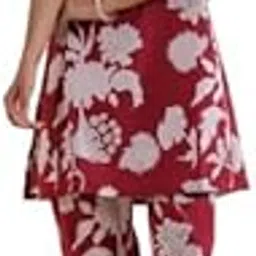 crafiqa Maroon Oak Cotton Co-ord Set for Women-picture-35