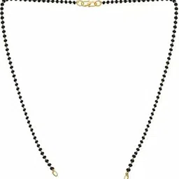 smarnn Black Beads Mangalsutra Chain Dori Without Pendant For Women 18 inches-picture-35