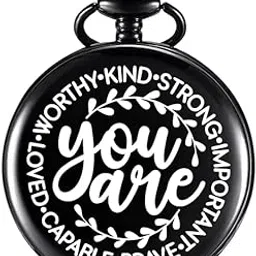 Royal Black Pocket Watch Unique Memorable Gift for Husband, Wife & Loved Ones Car Bike Home Key Chain & Key Rings for Valentines Day Gifting-image-15