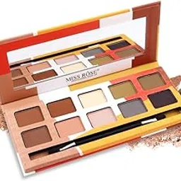 Miss Rose Professional Makeup 12 Color Nude Matte & Shimmering Multi Flare Eyeshadow Palette 7001-051 NY1-picture-18