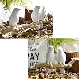 HEAVENGLOW 2X Wall Mounted Resin Coat Robe Hook Birds On Tree Branch Hanger Rack-image-83