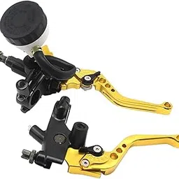 LOOM TREE® Cnc 22Mm Brake Clutch Levers Master Cylinder Reservoir Set For Yamaha Gold | Parts & Accessories | Motorcycle Parts | Brakes & Suspension | Brake Cylinders-picture-47