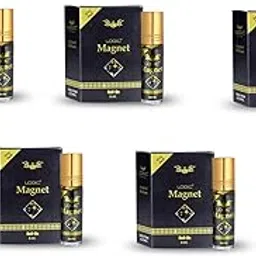 Logic Magnet Pure Perfume Roll-On – Long-Lasting Alcohol-Free Attar for Men & Women, 6ml | Compact, Travel-Friendly Apparel Fragrance (Pack of 5)-picture-16