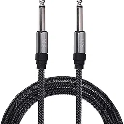 MX 6.35mm P-38 MONO MALE TO MALE GUITAR/INSTRUMENT CABLE (1.5m),Black-picture-56