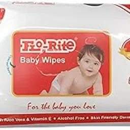 Florite Deluxe Baby Wipes – Moisturizing, Unscented, Alcohol-Free & Safe for Newborns – 72 Sheets, Single Pack-picture-15