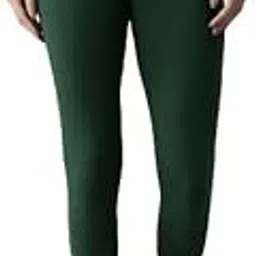 kryptic Women Solid Cotton Stretch mid Rise 3/4th Calf Length westernwear Legging-picture-32