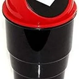 RENARSH Plastic Car Mini Trash Bin Garbage Can Plastic Trash Bin Garbage Container Box (Multi)-picture-33