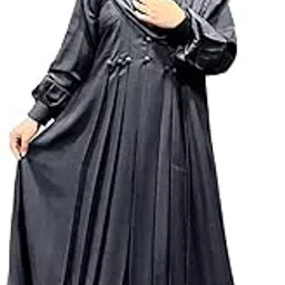 Women's Elegant Trendy Modern Abaya Burkha Niqab Fancy Designer Burkha Set Abaya Burkha Niqab Abaya Kurti with Hijab and Eyewear Front Stylist Collar for Girls and Women-picture-31