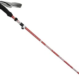 Collapsible Hiking Poles, 5 Sections Sweat Absorbing Safe Hiking Poles for Camping (Red)-picture-31