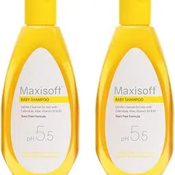 Maxisoft Baby Shampoo | Pure & Gentle Tears Free Formula | pH 5.5 | Paraben Free | Sulphate Free | 100 ml - (Pack of 2)-picture-31
