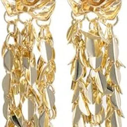 amaal Earrings For Women & Girls Stylish | Western Korean Earrings Bali | Butterfly| Stud Earrings Set for Women Moti Accessories Aesthetic | Fashion American Diamond AD CZ Gold Stud earinging 110 image 1