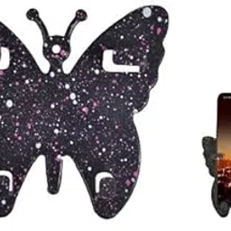 DSNS Wall Mounted Butterfly Mobile Stand Mobile Wall Stand for Charging Plastic Wall Mount Charging Stand Mobile Holder Mobile Holder-picture-21