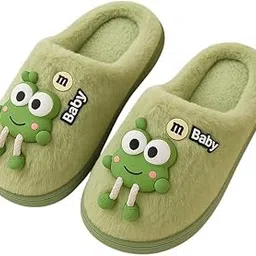 krystle "Fuzzy Frog Slippers for Adults - Comfortable & Fun Plush Footwear (Multicolor,Multisize)-picture-50