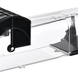 Crockett Reusable Humane Mouse Trap Cage – Safe Rat Catcher for Home & Kitchen – Clear Design with Secure Auto Lock, No Harm Control, Reusable Rodent Trap (Multicolor)-image-49