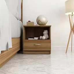 Lita Multipurpose Side Table Engineered Wood Bedside Table (Finish Color - Lyon Teak, Knock Down)-picture-22