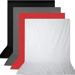 8x12 FT Photography Backdrop – White, Black, Grey, Red – Photo Booth Background for Photoshoot, Video Production, Weddings, Parties, Product Photography-image-11