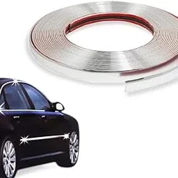 True Vision Car Side Window Chrome Beading Roll for New Maruti Baleno-picture-12