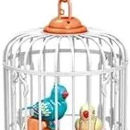 Voice-Controlled Talking Bird Toy with Cage for Kids | Repeats What You Say | Interactive Singing & Talking Bird | Built-in Recorder | Learning & Entertainment Toy for Children Ages 3+-image-13
