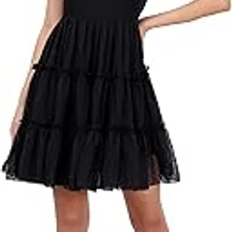 first arrival Women's Sleeveless Tiered Dress, V-Neck, Knee Length, Western Style Dress bota-picture-24