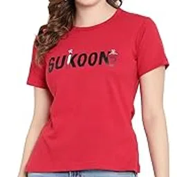 deepmayra collection Regular Cotton Blend Half Sleeves Printed T-Shirt for Women and Girls| Tshirt for Girls-picture-20