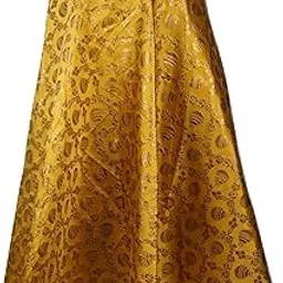 rajasthani look Women's Banarasi Silk Umbrela Cut Lehenga Skirt Kalash Design.(Free Size)-picture-32