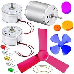SP Electron Solar Motor/Dynamo Motor/Wind mill Motor/Low current High torque Motor with Fan pulley Set-image-33