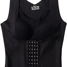 Women Body Shaper Soft Shapewear Tummy Control Chest Slimming Black M | Womens Clothing | Intimates & Sleep | Shapewear-image-56