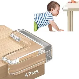 Minimavin Silicon Corner Protector for Sharp Edges, Baby Proofing Products, Table Corners Edge Protector, Bed Corners Edge Protector for Furniture, Baby Proofing Edge & Corner Guards Set of 4-picture-47