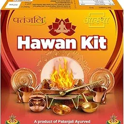 PATANJALI HAWAN KIT (KUND-1 | Stand-1 | Big Plate-2 | LOTA-1 | Diya-1 | Big Spoon-2 | Small Spoon-2 | Small Plate-2 | Glass-2)-image-0