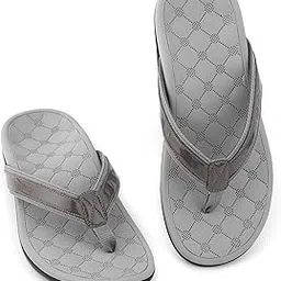 Bella Slippers for Women, Comfortable Sandal with Arch Support, Acupressure Orthopedic Slippers for Womens Helps in Reduce Pressure on Feet, EVA Midsole Footbed, PU Upper & Padded Linings-image-63