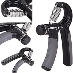 Hand Gripper 1 Pc – Multicolour Adjustable 5KG-60KG Hand Exerciser for Finger Strengthener, Non-Slip Grip Trainer for Gym, Fitness, Rehabilitation, Portable Equipment for Home Workout (BLACK)-image-37