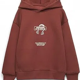 Alan Jones Clothing Boys Oversize Hoodie with Placement Print | Full Sleeve Sweatshirt for Kids & Teens | Age 6-16 Years-picture-36