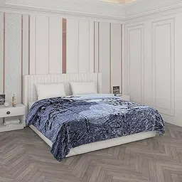 Monte Carlo Winter Multi Printed Double Bed Blanket Samuel 2 Ply 106 GSM (Width 2.20 M X Length 2.40 M)-picture-11
