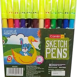 Camlin Camel Sketch Pens – 24 Shades | Smooth Writing & Vibrant Colours | Non-Toxic Art Pens for Drawing, Colouring, School & Craft Uses | Durable Tip Sketch Pen Set for Students & Artists-image-17