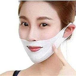 TRADY V Shape Face Lifting Mask for Women – Chin Up Slimming Strap for Double Chin Reduction, V Line Shaping Belt with Adjustable Fit for Firming and Tightening Face Skin-picture-56