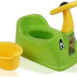 present Attrative Baby Potty Seater For Kids, Boys & Baby Girls In Green Colour. image 1