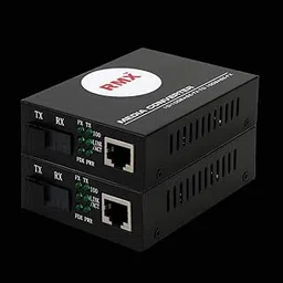 Kathiriya's HCI® RMX Ethernet to Fiber Optic Single Mode Single Fiber Gigabit Media Converter 10/100/1000 Mbps SMSF up to 20 Kms - 1 Pair-image-6