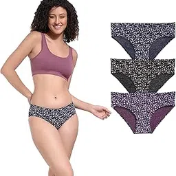 fabura Women's Multicolour Printed Hipster Panty Combo Pack, Set of 3-picture-30