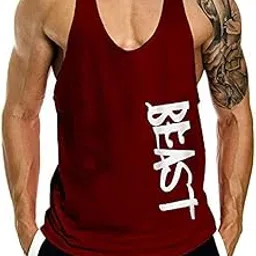 THE BLAZZE 0003 Men's Gym Tank Gym Tank Stringer Tank Tops for Men Gym Vest for Men Sleeveless Bodybuilding Gym Tank Tops for Men-image-37