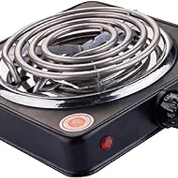 Enakshi (LABEL) Creations Portable Electric Coil Burner with Indicator Lights Practical Burner Cooktop Single1000W Black|Kitchen Dining & Bar|Small Kitchen Appliances|Burners & Hot Plates-image-11