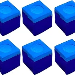 Navani Cue Chalk – Billiard and Snooker Cue Chalk, High‑Grip, Anti‑Slip, No Residue Chalk for Pool Cue, Snooker Cue Stick Chalk, Pool Cue Tip Chalk, Blue - Pack of 6-image-13