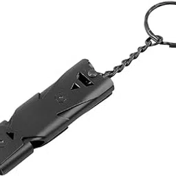 MYADDICTION Double Pipe High Decibel Outdoor Camping Survival Emergency Whistle Black | Sporting Goods | Outdoor Sports | Camping & Hiking | Emergency Gear | Other Emergency Gear-picture-11