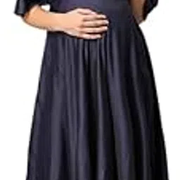 dummy shape Women's Rayon Anarkali Maternity Dress & Feeding Kurti with Zippers-picture-11
