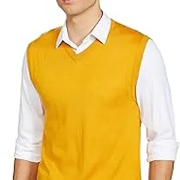 amazon brand - symbol Men's Acrylic Basic V Neck Sweater Pullover-picture-52