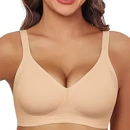 enciger Women's Seamless Everyday Bra – Wireless, Lightly Padded, Soft Stretch Cotton – Comfortable Daily Innerwear-picture-21
